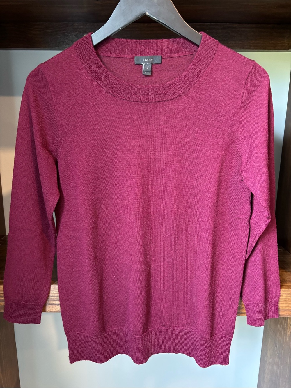 J. Crew 100% Merino Wool Women's Crewneck Sweater